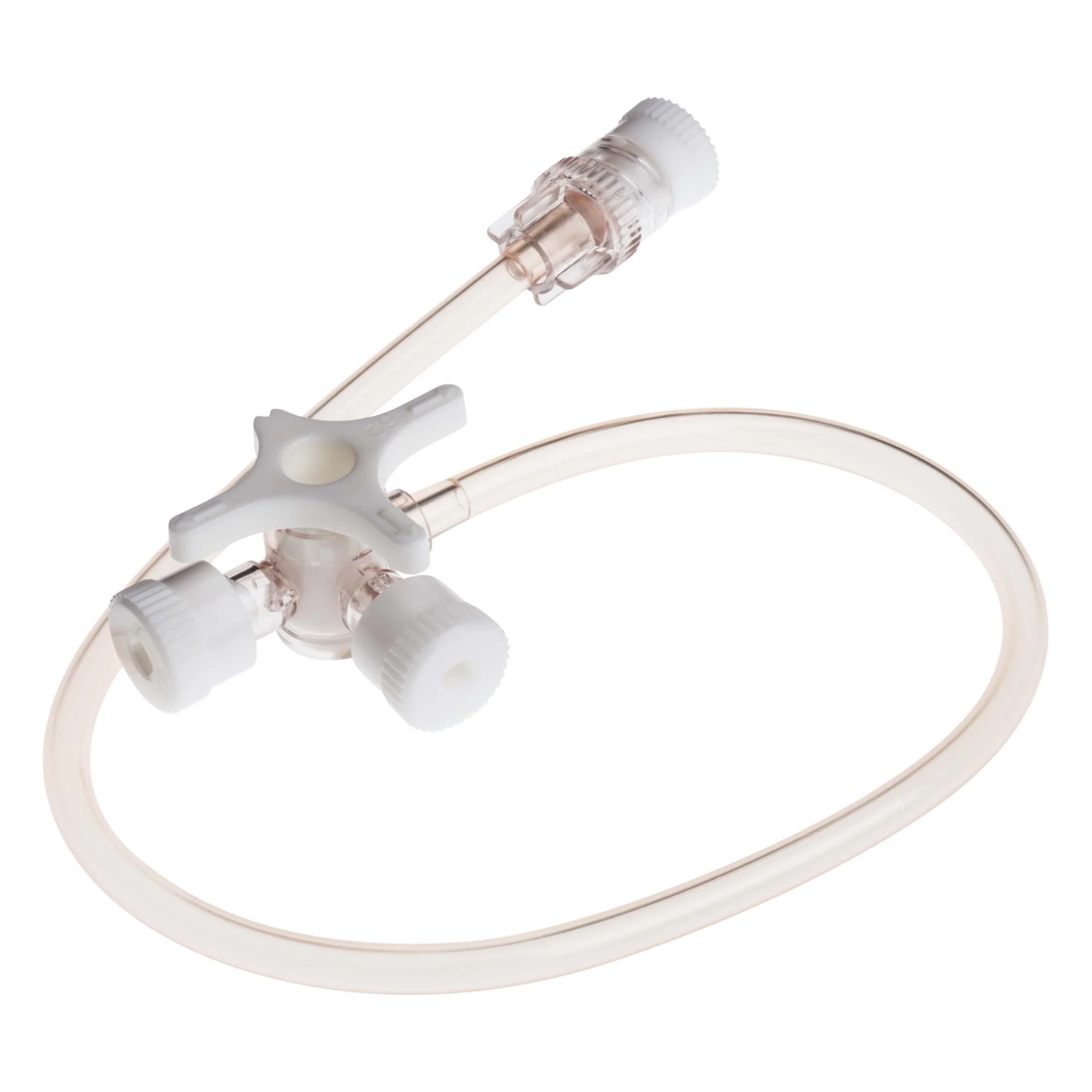 BD Connecta 360° Blue 3-Way Tap