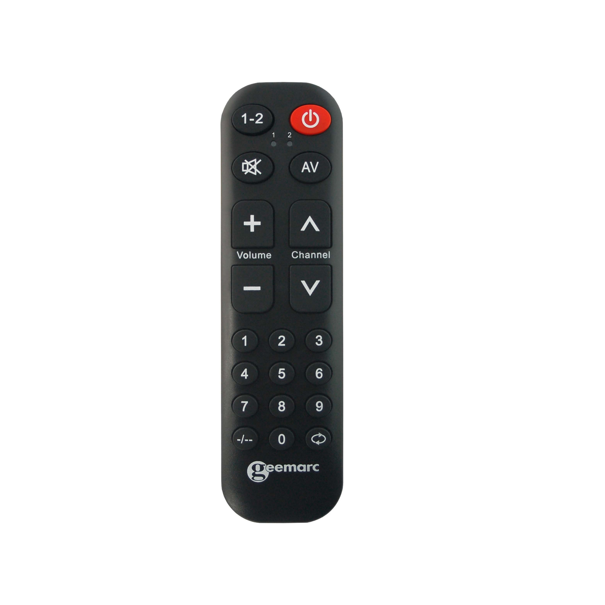 Télecommande Universelle Ergonomique TV10 - Geemarc