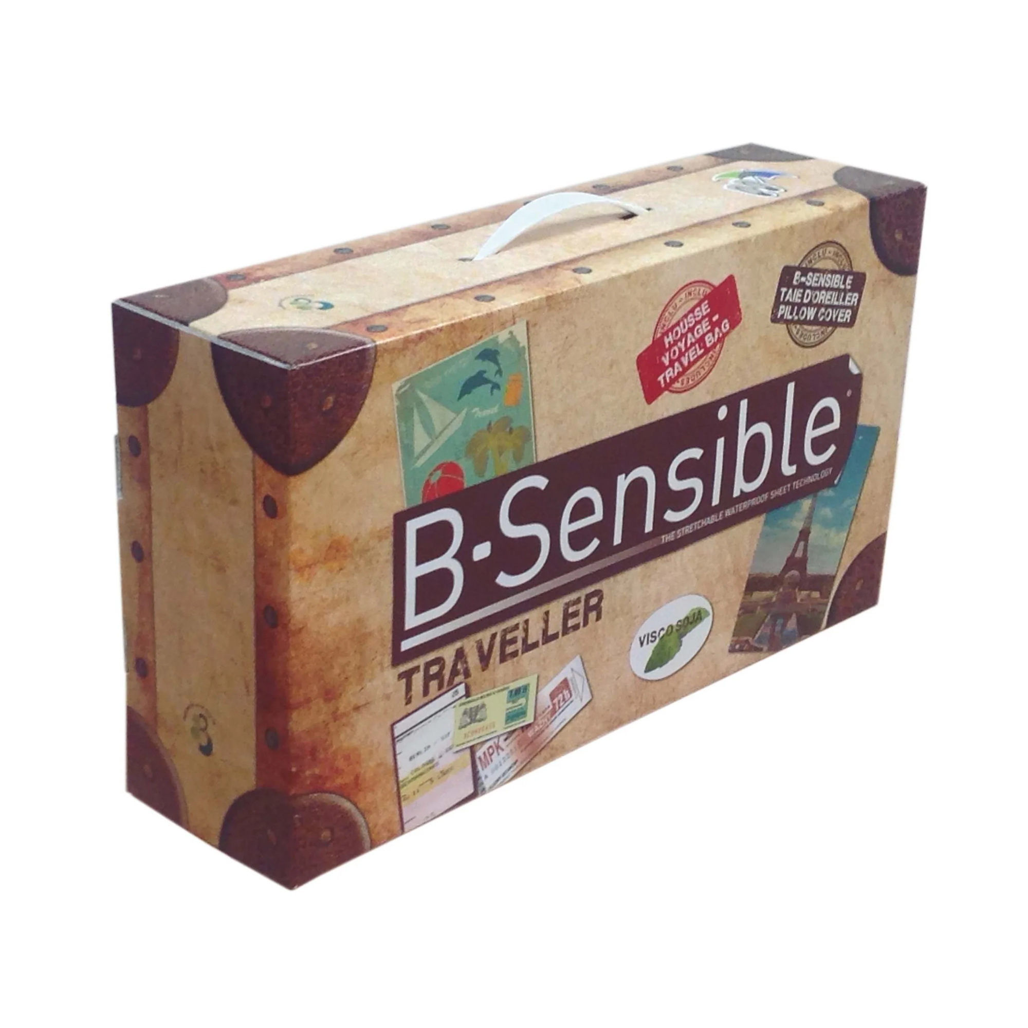 Oreiller à mémoire de forme traveller B-DERMOFRESH - Bedding Industrial