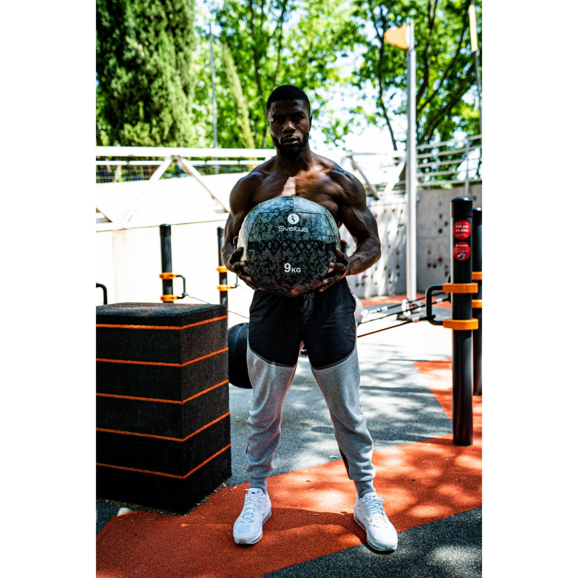 Wall Ball Camouflage - Ø 35 cm - 3/12 kg - Sveltus