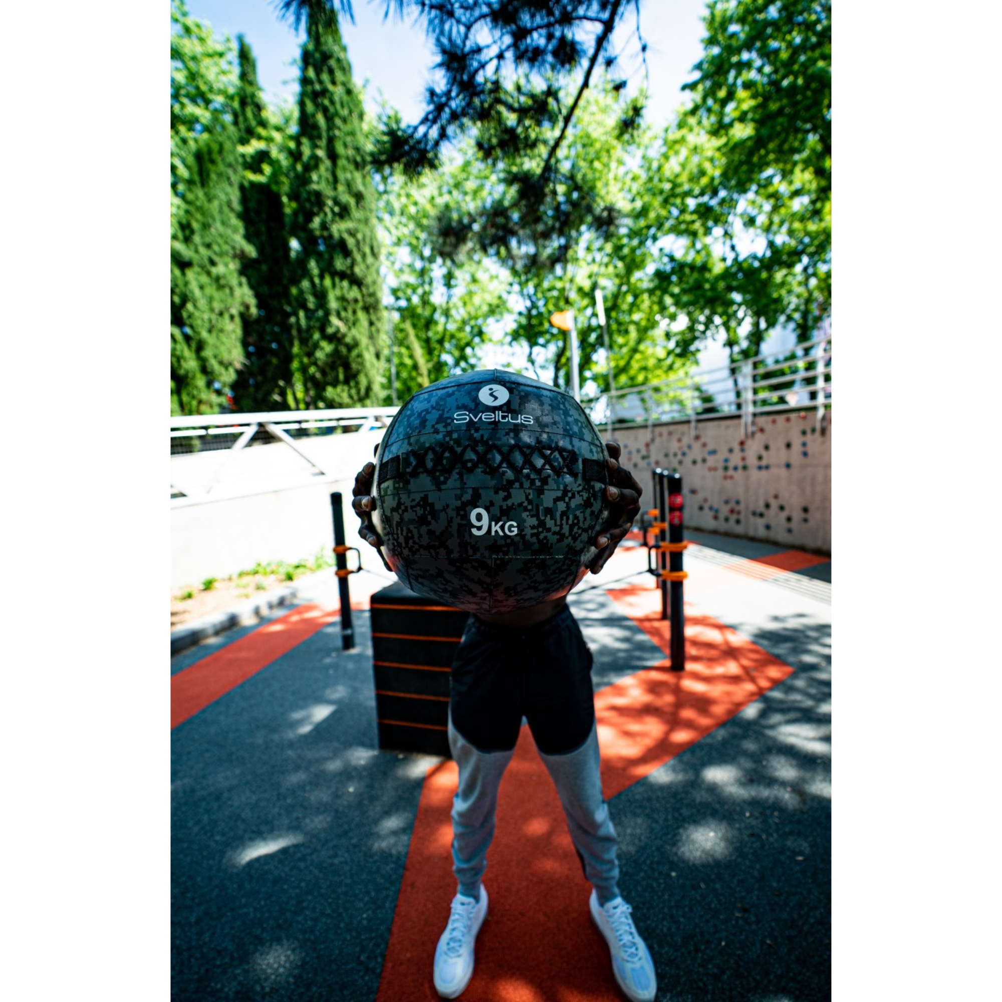 Wall Ball Camouflage - Ø 35 cm - 3/12 kg - Sveltus